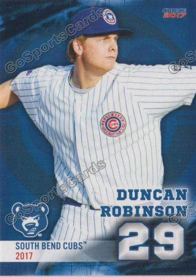 2017 South Bend Cubs Duncan Robinson