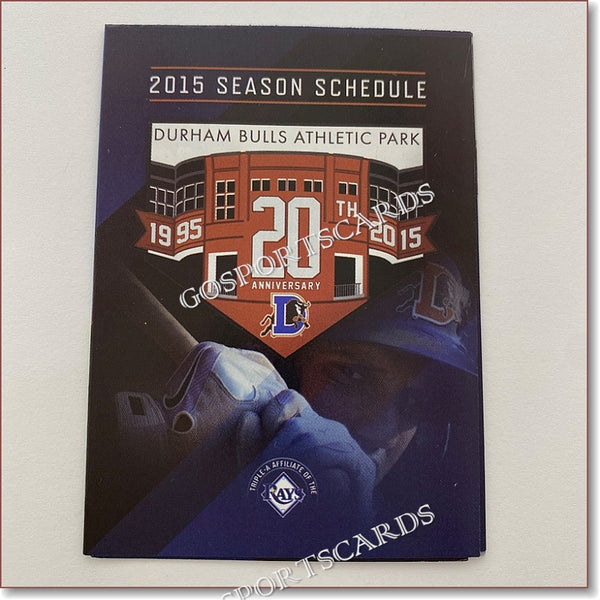 2015 Durham Bulls Pocket Schedule