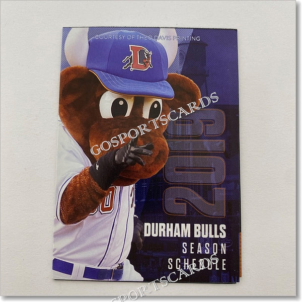 2019 Durham Bulls Pocket Schedule