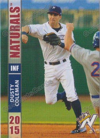 2015 Northwest Arkansas Naturals Dusty Coleman