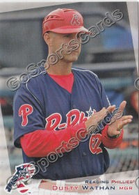 2012 Reading Phillies 2nd Dusty Wathan