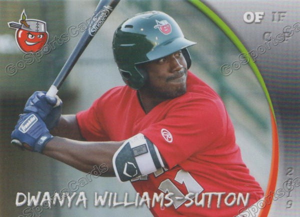 2019 Fort Wayne TinCaps Dwanya Williams Sutton