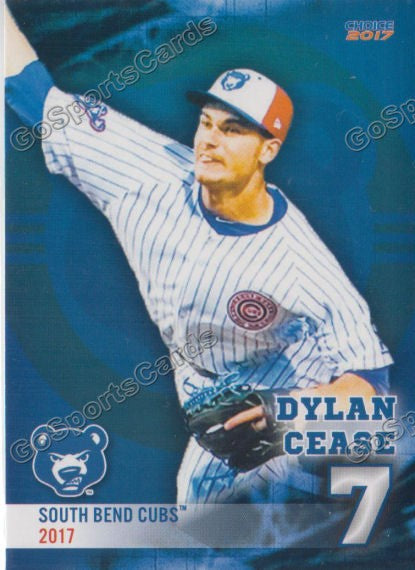 2017 South Bend Cubs Dylan Cease