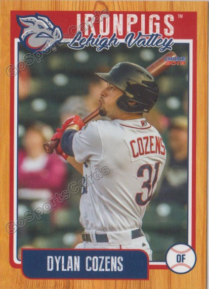 2019 Lehigh Valley IronPigs Dylan Cozens