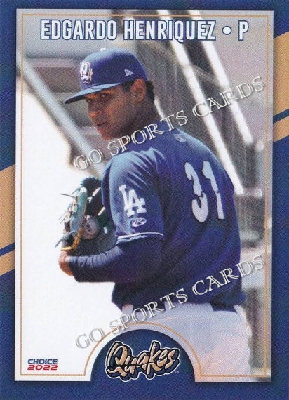 Topps Rancho Cucamonga Quakes Baseball Trading Cards