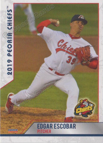 2019 Peoria Chiefs Edgar Escobar