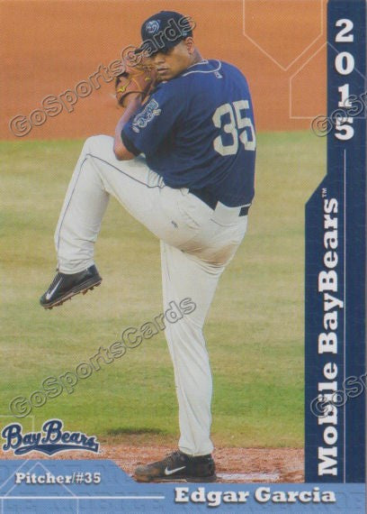 2015 Mobile BayBears Edgar Garcia