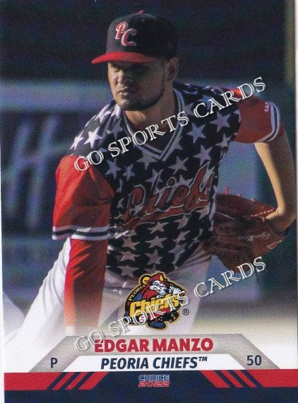 2022 Peoria Chiefs Edgar Manzo