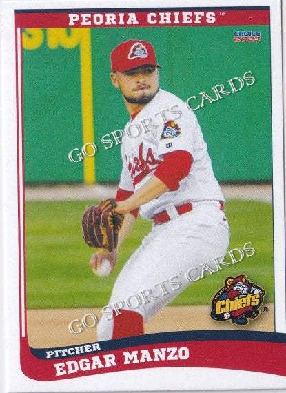 2023 Peoria Chiefs Edgar Manzo – Go Sports Cards