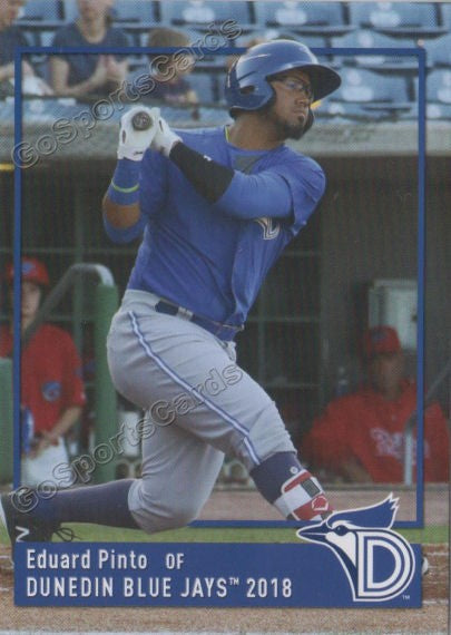 2018 Dunedin Blue Jays Eduard Pinto