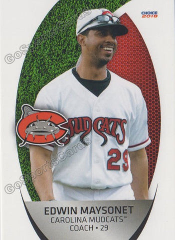 2018 Carolina Mudcats Edwin Maysonet