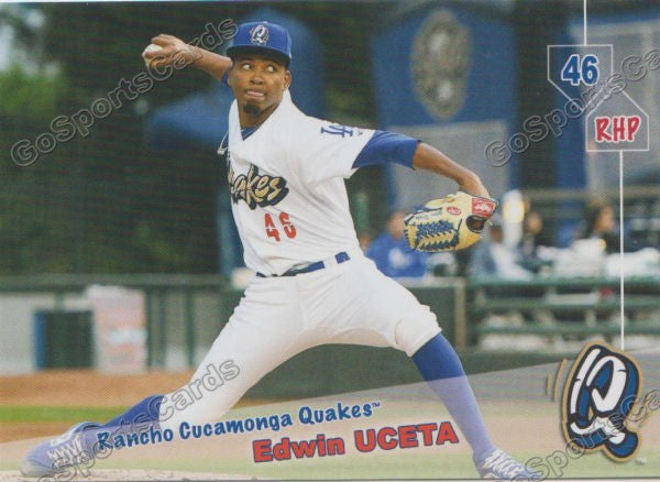 2019 Rancho Cucamonga Quakes Edwin Uceta