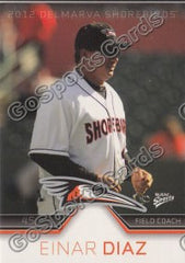 2012 Delmarva Shorebirds Einar Diaz – Go Sports Cards