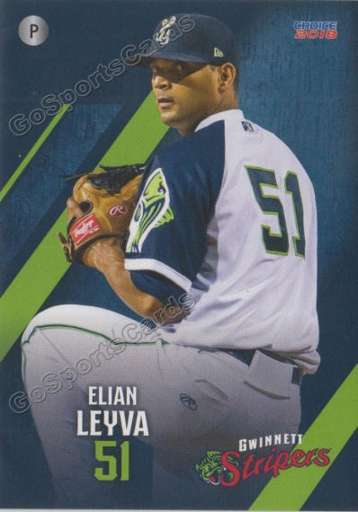 2018 Gwinnett Stripers Elian Leyva