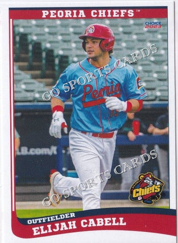 2023 Peoria Chiefs Elijah Cabell