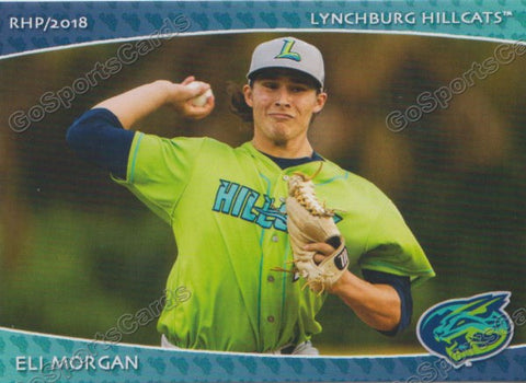 2018 Lynchburg Hillcats Eli Morgan