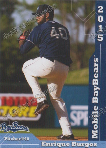 2015 Mobile BayBears Enrique Burgos