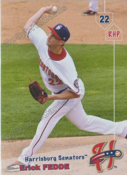 2019 Harrisburg Senators Erick Fedde