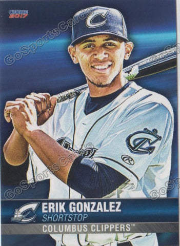 2017 Columbus Clippers Erik Gonzalez