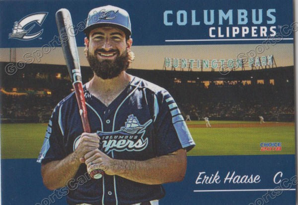 2018 Columbus Clippers Erik Eric Haase