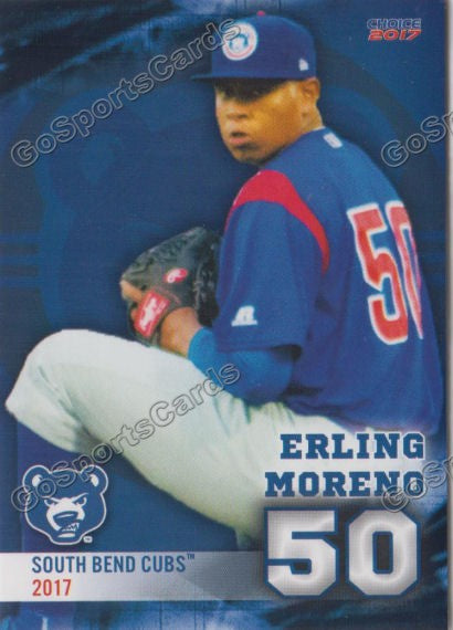 2017 South Bend Cubs Erling Moreno