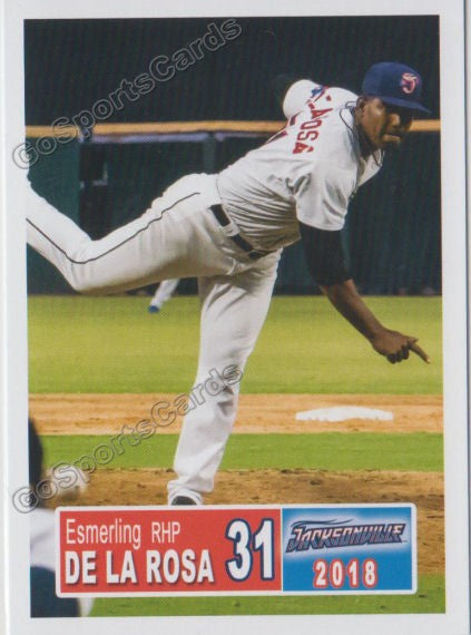 2018 Jacksonville Jumbo Shrimp Esmerling De La Rosa