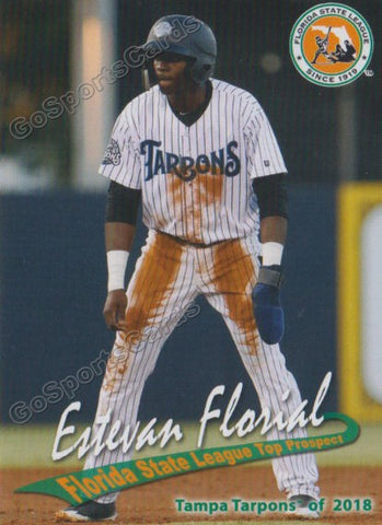 2018 Florida State League Top Prospects FSL Estevan Florial