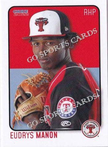 2022 Hickory Crawdads 1st Eudrys Manon