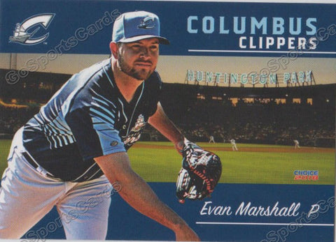 2018 Columbus Clippers Evan Marshall