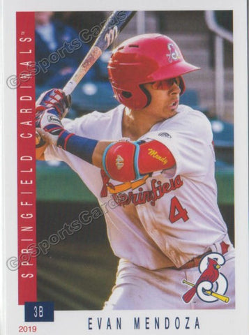 2019 Springfield Cardinals Evan Mendoza