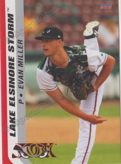 2019 Lake Elsinore Storm Evan Miller