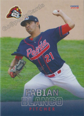 2018 Peoria Chiefs Fabian Blanco