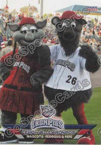 2011 Lehigh Valley IronPigs Ferrous Fefe Mascots