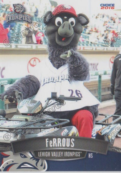 2016 Lehigh Valley IronPigs Ferrous Mascot