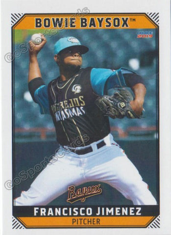 2019 Bowie Baysox Francisco Jimenez