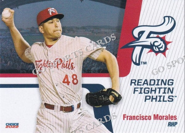 2022 Reading Fightin Phils 1st Francisco Morales