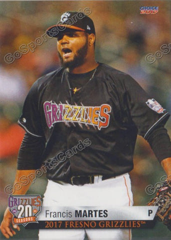 2017 Fresno Grizzlies Francis Martes