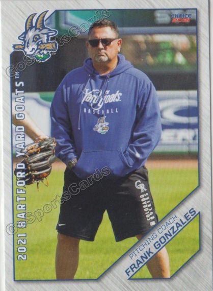 2021 Hartford Yard Goats Frank Gonzales