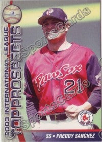 2003 International League Top Prospects Choice Freddy Sanchez