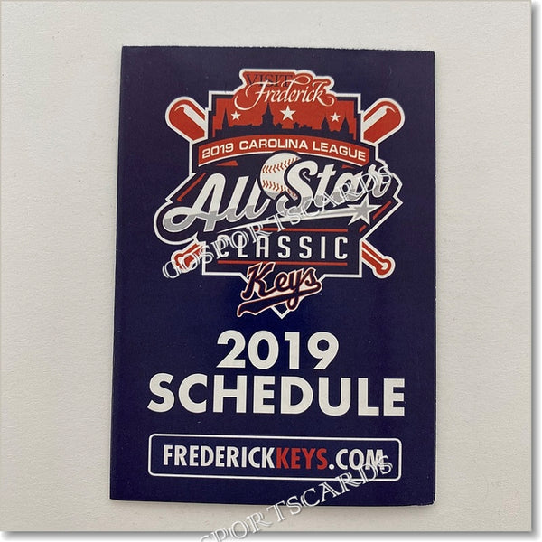 2019 Frederick Keys Pocket Schedule