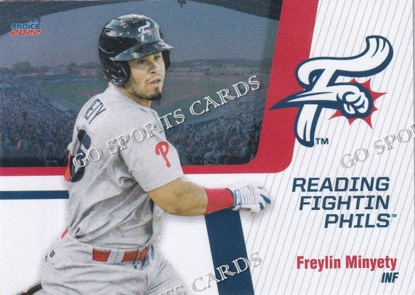 2022 Reading Fightin Phils 1st Freylin Minyety