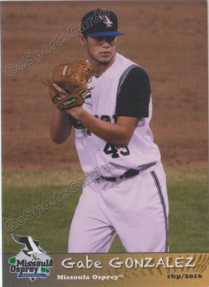 2016 Missoula Osprey Gabe Gonzalez