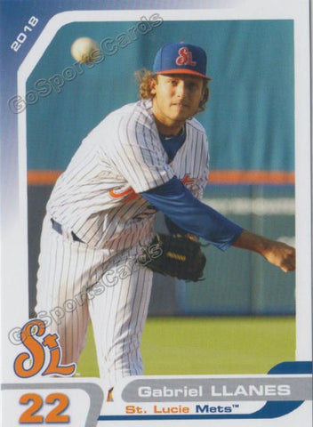 2018 St Lucie Mets Gabriel Llanes