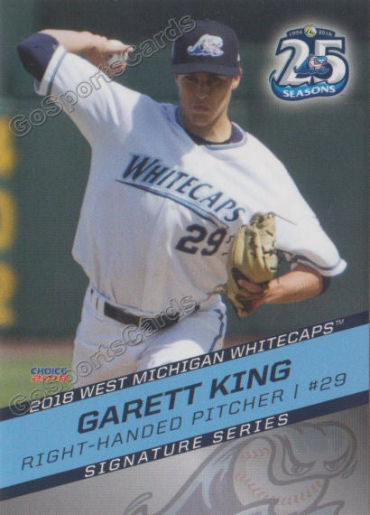 2018 West Michigan Whitecaps Garett King