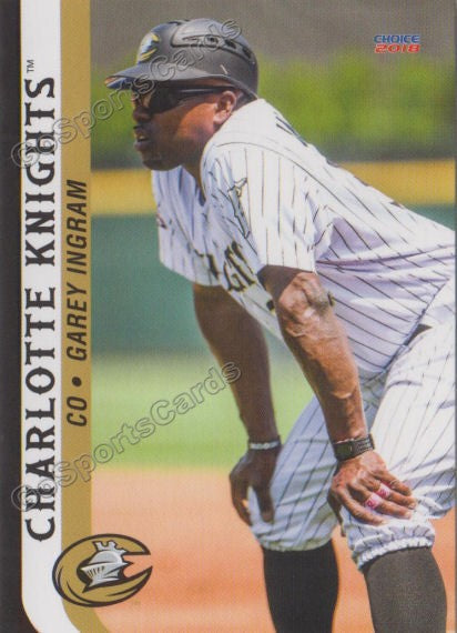 2018 Charlotte Knights Garey Ingram