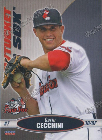 2015 Pawtucket Red Sox Garin Cecchini