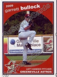 2009 Greeneville Astros Garrett Bullock