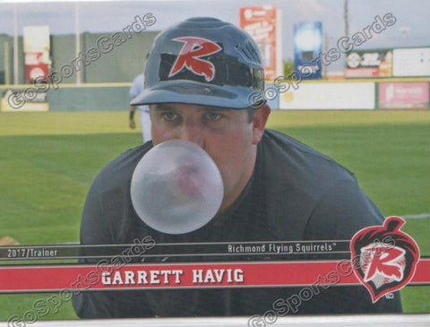 2017 Richmond Flying Squirrels Garrett Havig