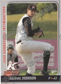 2009 Kannapolis Intimidators Garrett Johnson