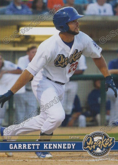 2017 Rancho Cucamonga Quakes Garrett Kennedy